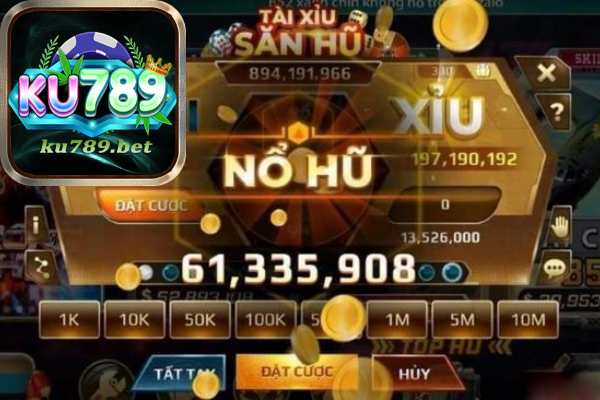 Ku789 Ra Mắt Tựa Game Nổ Hũ Tài Xỉu Cực Hot	